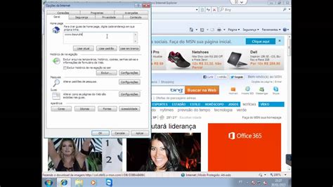 Mudar A Pagina Inicial Internet Explorer Baurutec Youtube