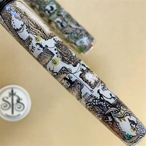 Sold Skyseekers Clan Painted Fountain Pen Stanford Pen Studio