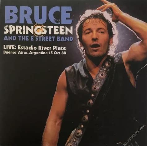 Springsteen Bruce Live River Plate Buenos Aires 1988 Lp MercadoLibre