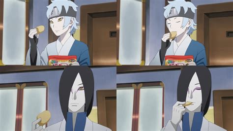 Mitsuki & Orochimaru eating Potato Chips 🐍🌕 : r/Boruto