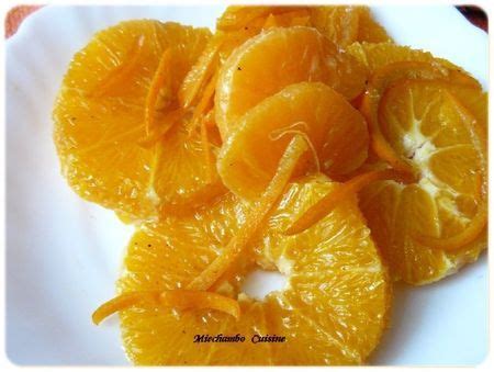 Salade D Oranges Et Cl Mentines Aux Pices Et Coulis D Orange