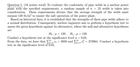 Solved Question 5 10 Points Total To Evaluate The Chegg