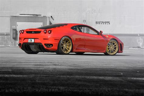 Ferrari F430 Red Strasse SV1 Deep Concave FS Wheel | Wheel Front