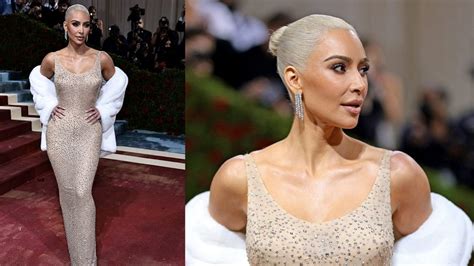 L Abito Di Marylin Monroe Rovinato Dopo Il Met Gala Kim Kardashian