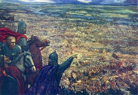 Русская живопись: Куликовская битва | Ilustraciones históricas ...