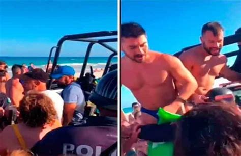 Polic As De Tulum Detienen A Pareja Gay Por Besarse En La Playa