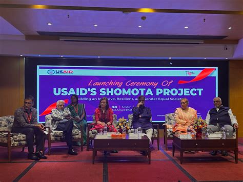 Us Embassy Dhaka On Twitter Rt Usaidbd Excited To Launch The New Usaid Shomota Project