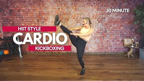 Intense 30 Minute Cardio Kickboxing HIIT Workout For High Calorie