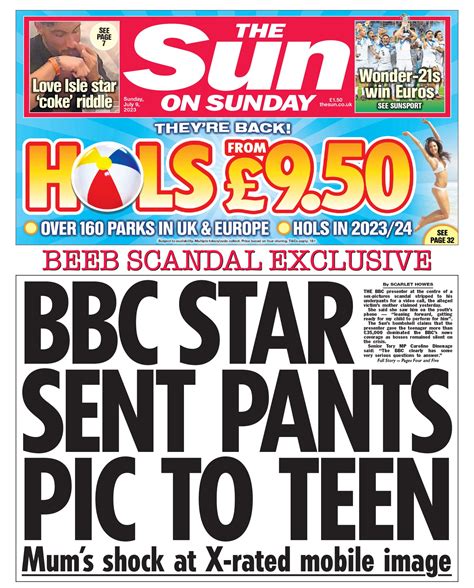 The Sun On Twitter On Tomorrows Front Page The Bbc Presenter At The