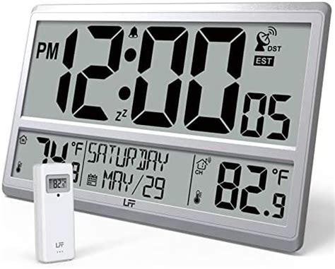 Amazon Sharp Atomic Clock Never Needs Setting Easy To Read