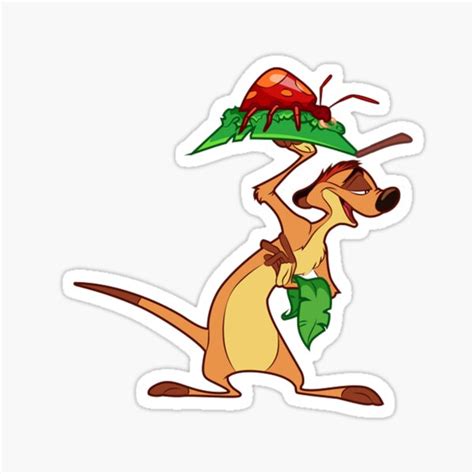 "timon hakuna matata" Sticker for Sale by MrAlpha26 | Redbubble