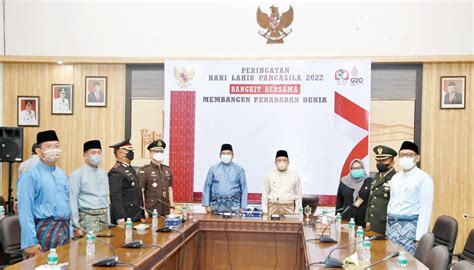 Bupati Siak Bersama Forkopimda Ikuti Upacara Hari Lahir Pancasila