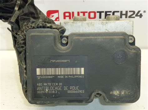 Pompe ABS ATE Citroën C2 C3 9652182680 10 0970 1118 3 10 0207 0016 4