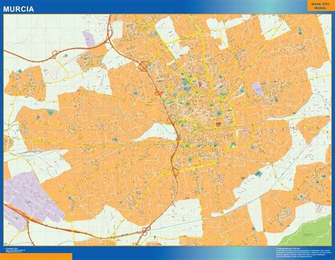 Mapa Vectorial Murcia Eps Illustrator Map Vector Maps