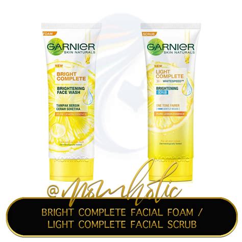 Jual GARNIER Light Complete Bright Complete Brightening Facial Foam