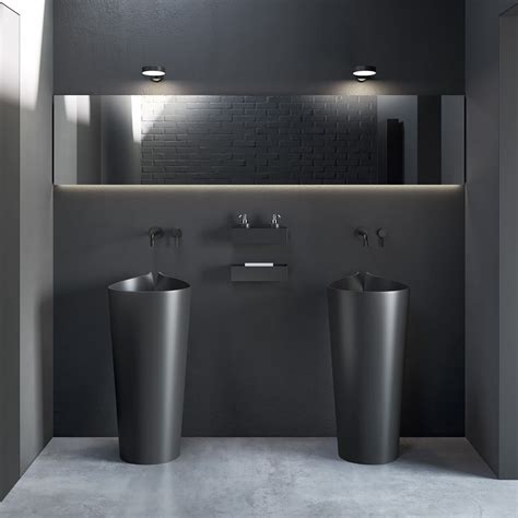 Rexa Design Smoking Freestanding Washbasin Rexa Design Finishes Corian