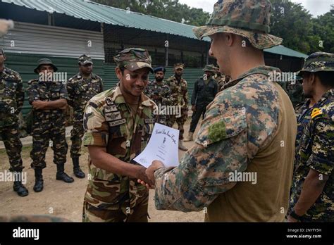 Mullikulam Sri Lanka Jan 23 2023 Us Navy Lt Ryan Kaylor A