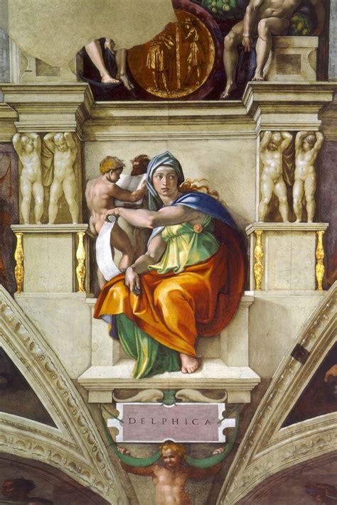 The Delphic Sibyl By Michelangelo Artchive