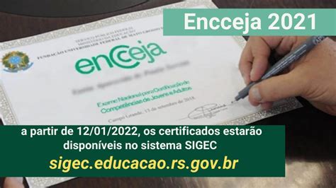 Confira orientações sobre certificados Encceja Secretaria da Educação