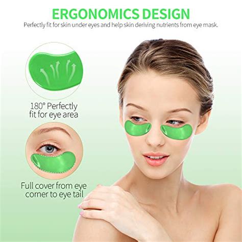 FRESHME Matcha Eye Mask 20 Pairs Under Eye Patches Aloe Vera Extract