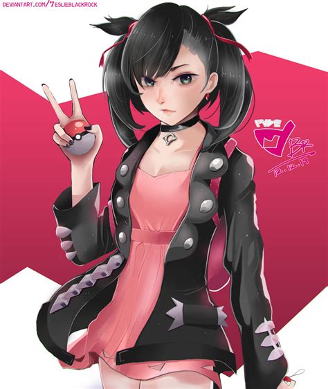 Marnie Pokemon Sword And Shield Fanart By 7eslieblackrock On Deviantart