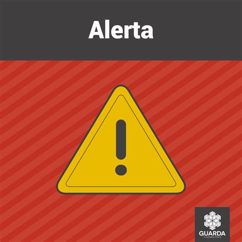 Alerta à população