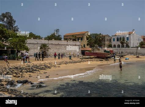 Senegal / Goree island / Goree island - The island of Goree beach Stock ...