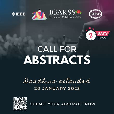 Ieee Grss On Twitter ⚠️ Last 2 Days ⚠️ 📢 Callforpapers Igarss2023 International Geoscience