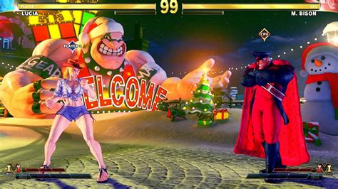 LUCIA Vs M BISON Hardest AI MODE Street Fighter V YouTube