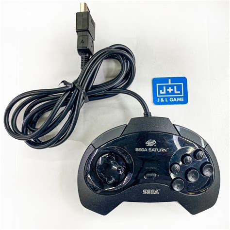 Sega Saturn Official Controller Pad Original Black Ss Sega Satur