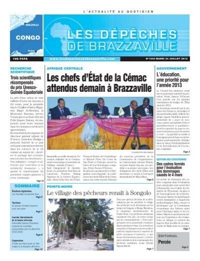 Les Chefs D Tat De La C Mac Attendus Demain Brazzaville