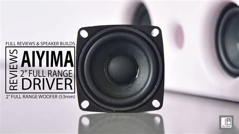 Aiyima Inch Speaker Review Mm Watt Ohm Full Range Driver