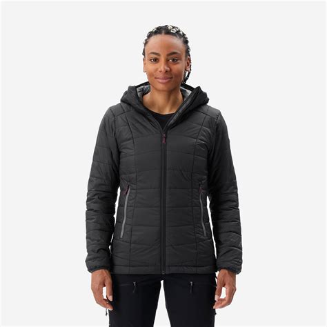 Manteau D Hiver Femme Mt Noir Fum Forclaz D Cathlon