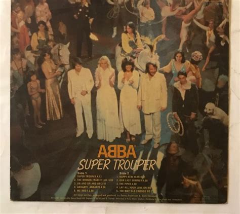 Super Trouper Abba Used Vinyl Lp Record