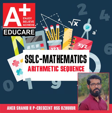 Aplus Blog Sslc Mathematics Chapter Arithmetic Sequence Video Lessons