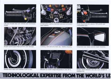 1981 HONDA CBX 1000 Pro Link Brochure GB 18 Cb 1000