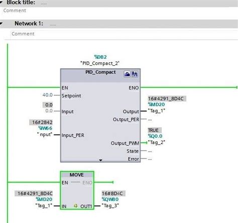 Siemens Plc Analog Pid Based On Tia Portal Wiacs