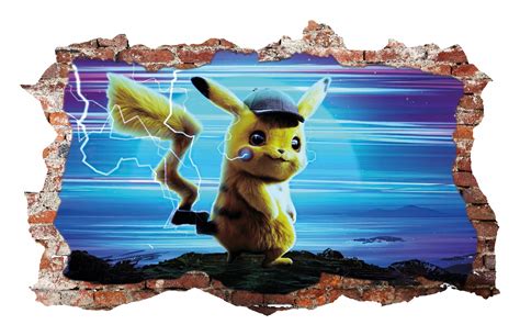 Naklejki Na Cian Pokemon Detektyw Pikachu X Allegro Pl