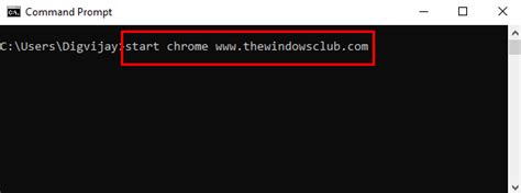 How To Open Chrome Or Firefox Using Command Line On Windows