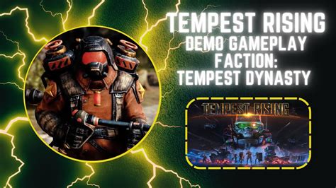 Tempest Rising Gameplay Playing As The Faction Tempest Dynasty Rts