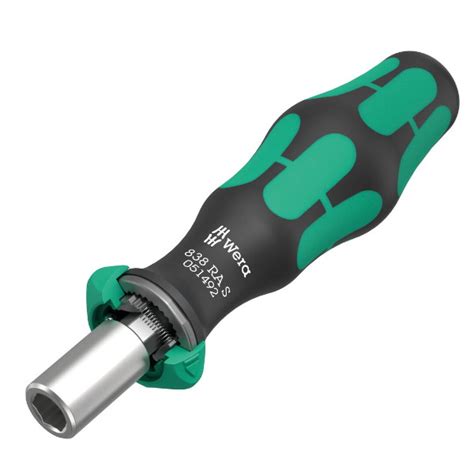 Wera Tournevis 838 RA S Porte Embouts Avec Fonction Cliquet 1 4