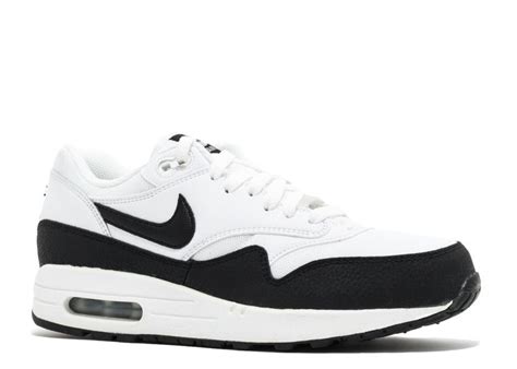 Wmns Air Max 1 Essential White Black Nike 599820 115 Whiteblackmetallic Silver