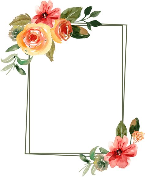 Frame Flower Clipart