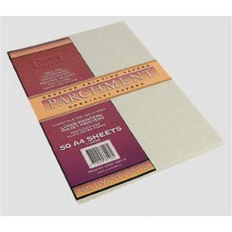 Paper Tudor A4 Parchment Pewter 110gsm Pk50 Skout Office Supplies