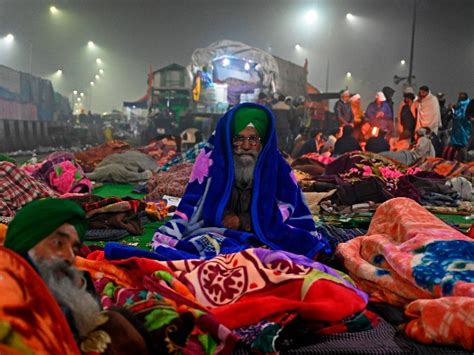 Ghazipur Border Farmers Protest Site Pictures