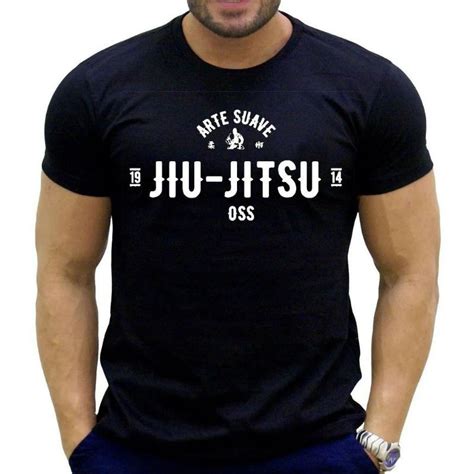 Camiseta Masculina Jiu Jitsu Competidor Bjj Arte Marcial Jiu Jitsu Em