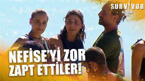 Nefise Sinirlerine Hakim Olamadı Survivor All Star 2024 21 Bölüm