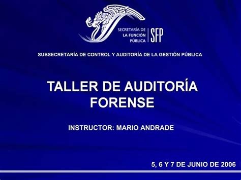 Ppt Subsecretar A De Control Y Auditor A De La Gesti N P Blica