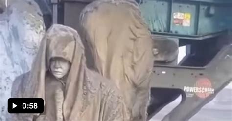 Mysterious Statue Found In Siberia The Fallen Angel 9GAG