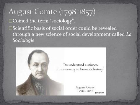 Who Coined The Term Sociology